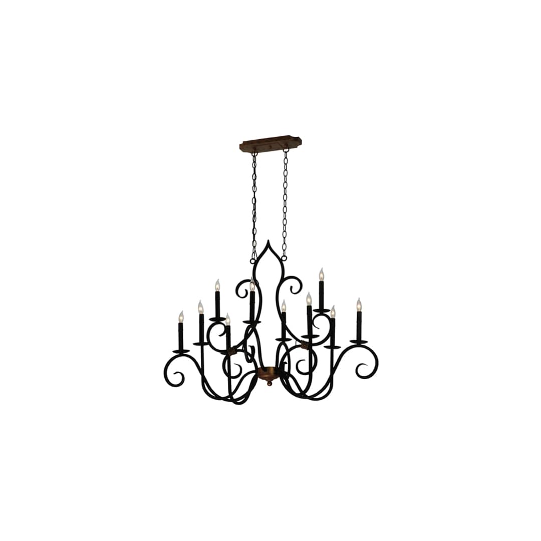 Clifton 10 Light 29" Wide Taper Candle Style Chandelier