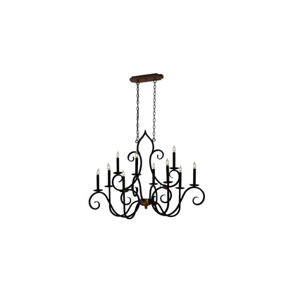 Clifton 10 Light 29" Wide Taper Candle Style Chandelier