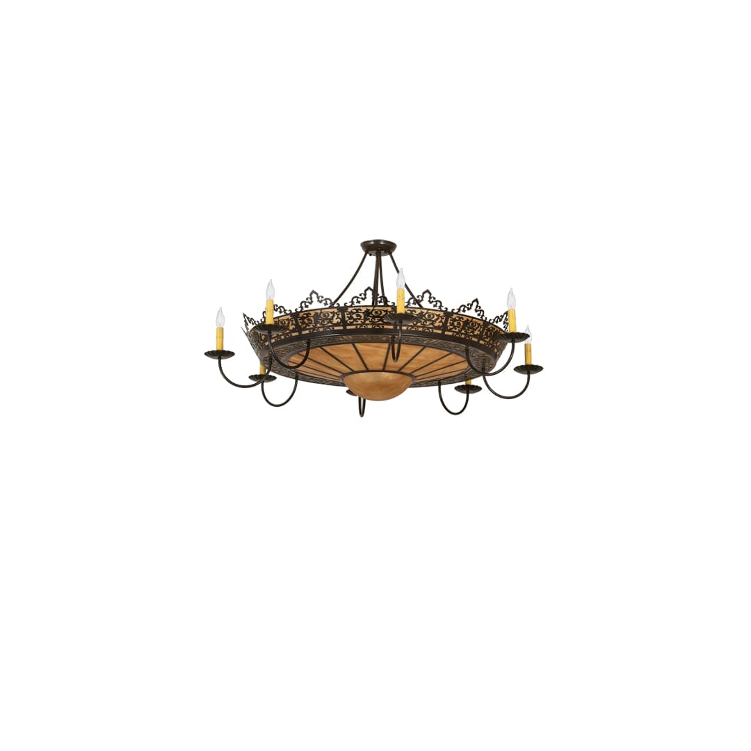 Stanley 8 Light 46" Wide Semi-Flush Ceiling Fixture