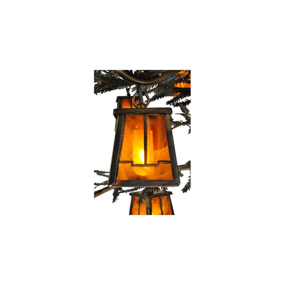 Pine Branch Valley View 12 Light 54" Wide Chandelier