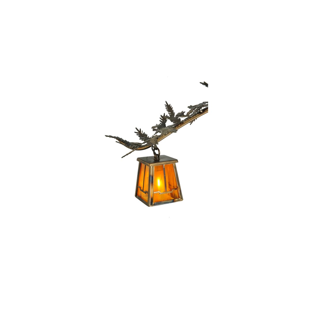 Pine Branch Valley View 12 Light 54" Wide Chandelier