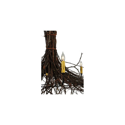 Twigs 6 Light 48" Wide Taper Candle Style Chandelier