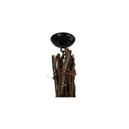 Twigs 6 Light 48" Wide Taper Candle Style Chandelier