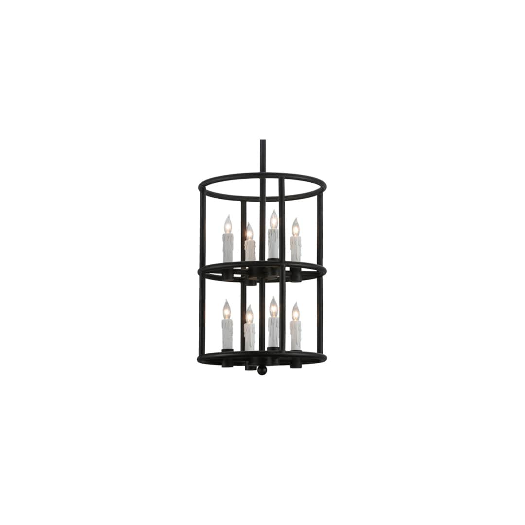 Cilindro Air 8 Light 16" Wide Taper Candle Pendant
