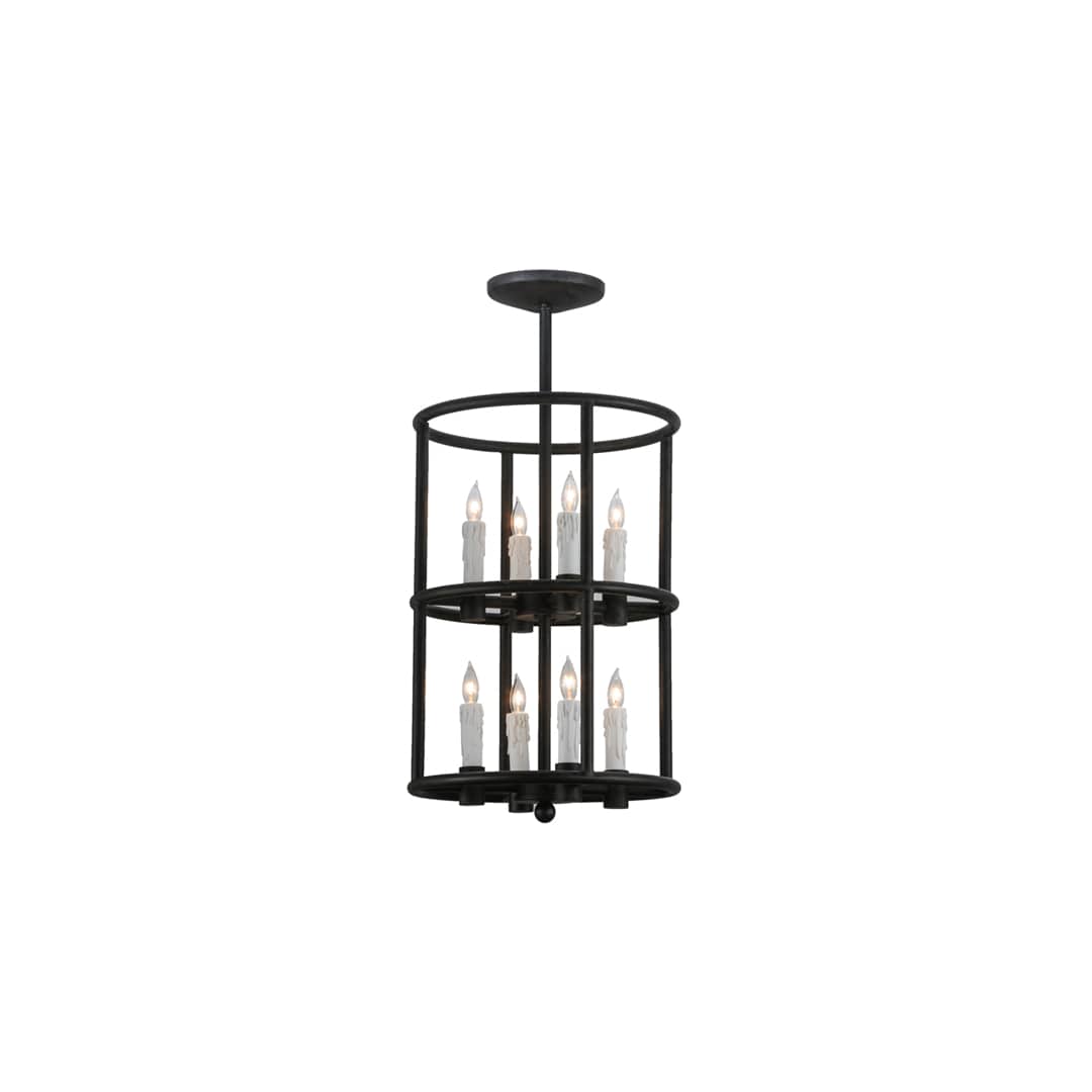 Cilindro Air 8 Light 16" Wide Taper Candle Pendant