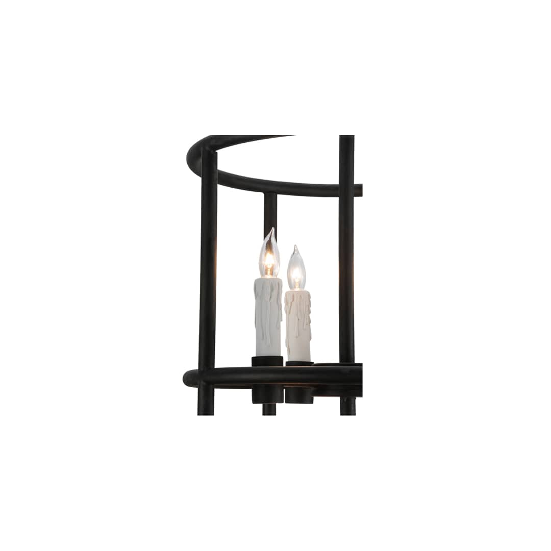 Cilindro Air 8 Light 16" Wide Taper Candle Pendant