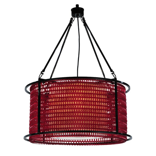 24" W Maille Drum Pendant