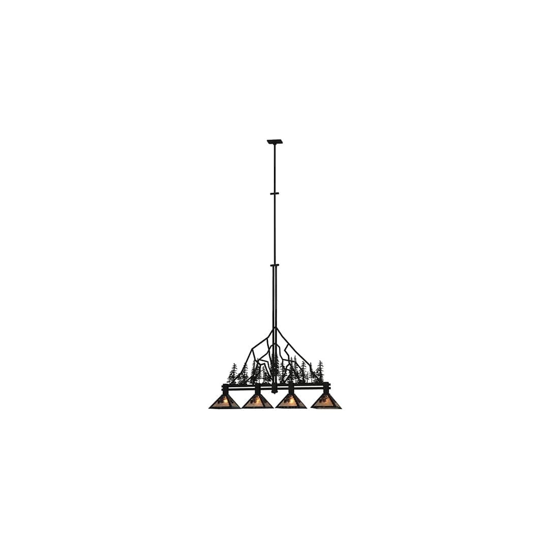 Tall Pines 4 Light 12" Wide Linear Pendant