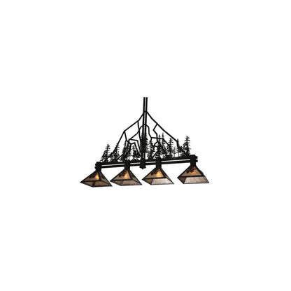 Tall Pines 4 Light 12" Wide Linear Pendant
