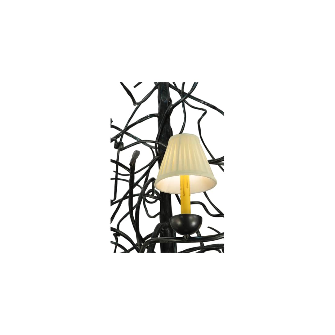 Winter Solstice 6 Light 50" Wide Wrought Iron Chandelier