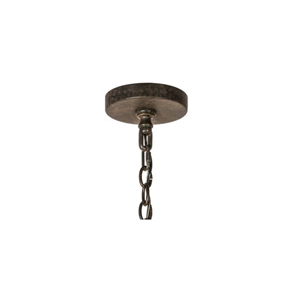 Barrel Stave Madera 8 Light 48" Wide Taper Candle Style Chandelier - Coffee Bean Finish