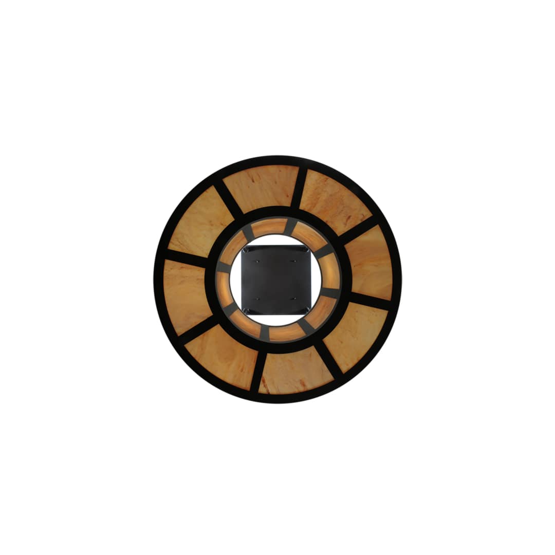 Cilindro Vicksburg 8 Light 48" Wide Semi-Flush Drum Ceiling Fixture - Oil Rubbed Bronze Finish