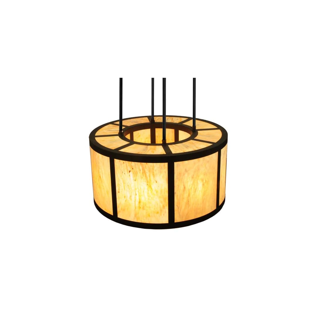 Cilindro Vicksburg 8 Light 48" Wide Drum Single Pendant - Oil Rubbed Bronze Finish