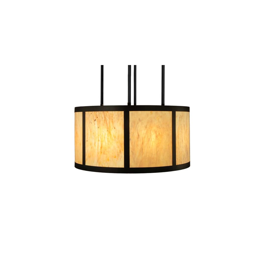 Cilindro Vicksburg 8 Light 48" Wide Drum Single Pendant - Oil Rubbed Bronze Finish