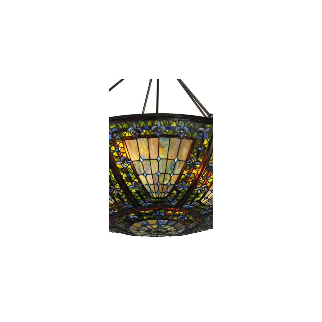 Fleur-de-lis 6 Light 40" Wide Pendant