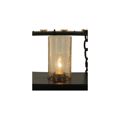 Loxley 36 Light 72" Wide Pillar Candle Style Chandelier with Clear, Seedy Glass Shades - Timeless Bronze Finish