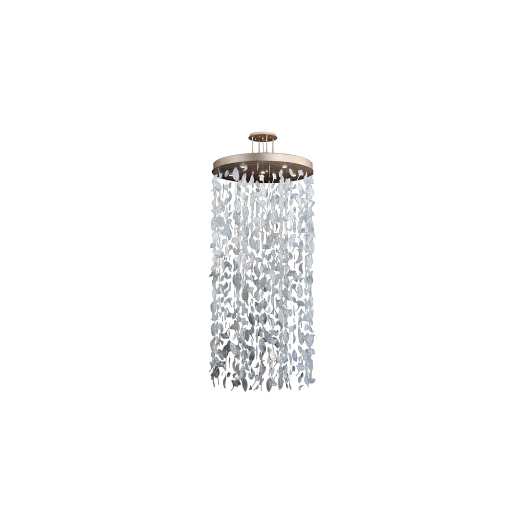 Ginkgo Leaf 6 Light 44" Wide Pendant