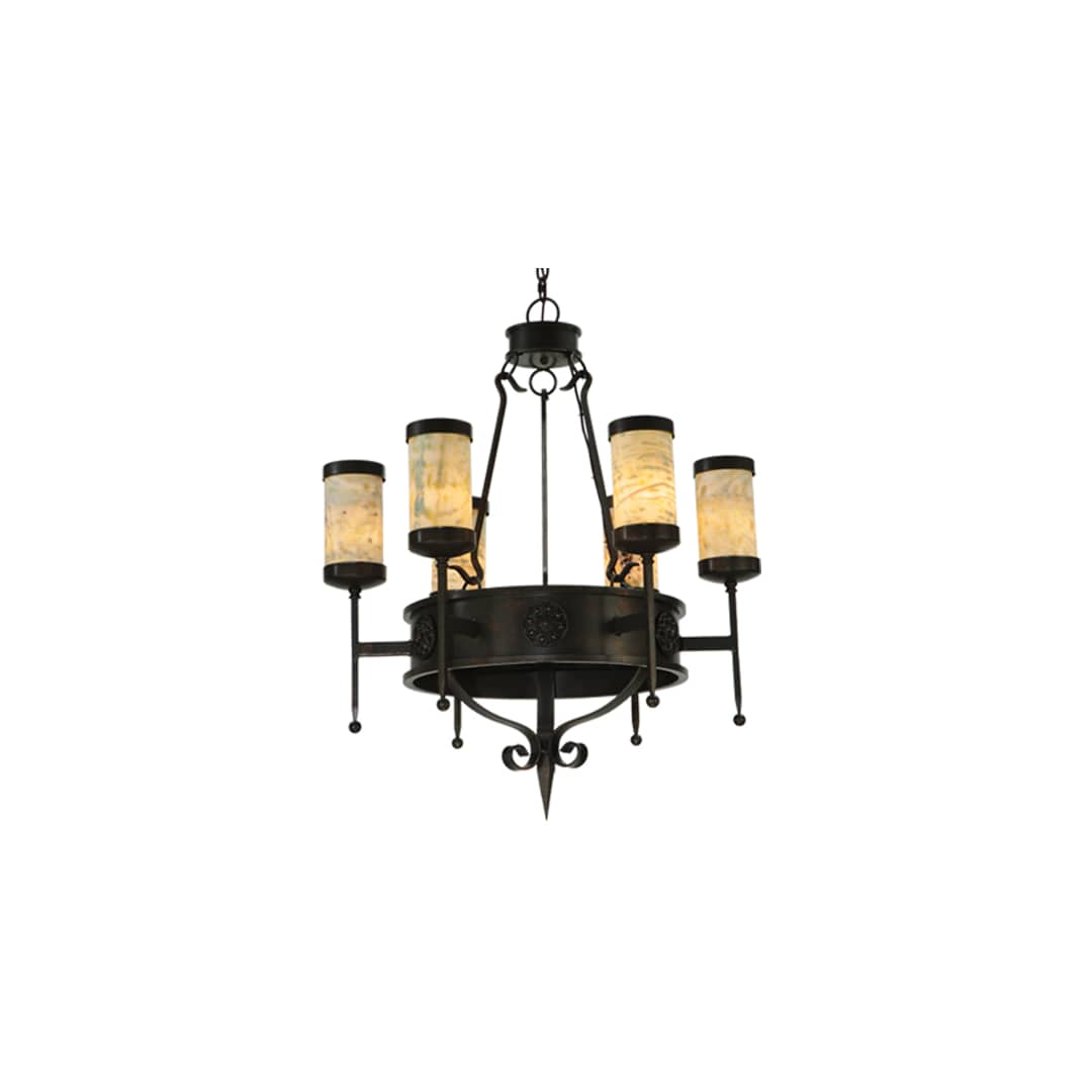 Lorenzo 6 Light 30" Wide Chandelier