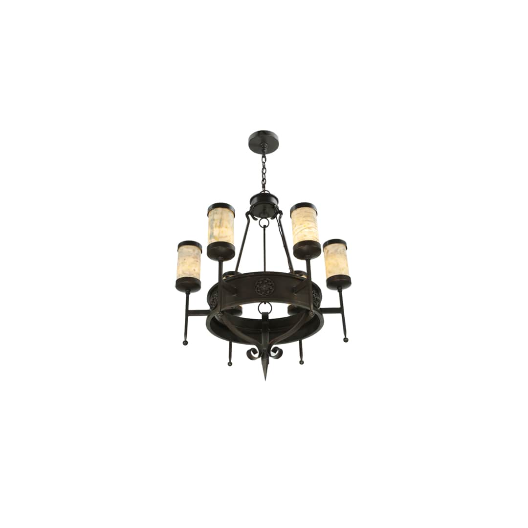 Lorenzo 6 Light 30" Wide Chandelier