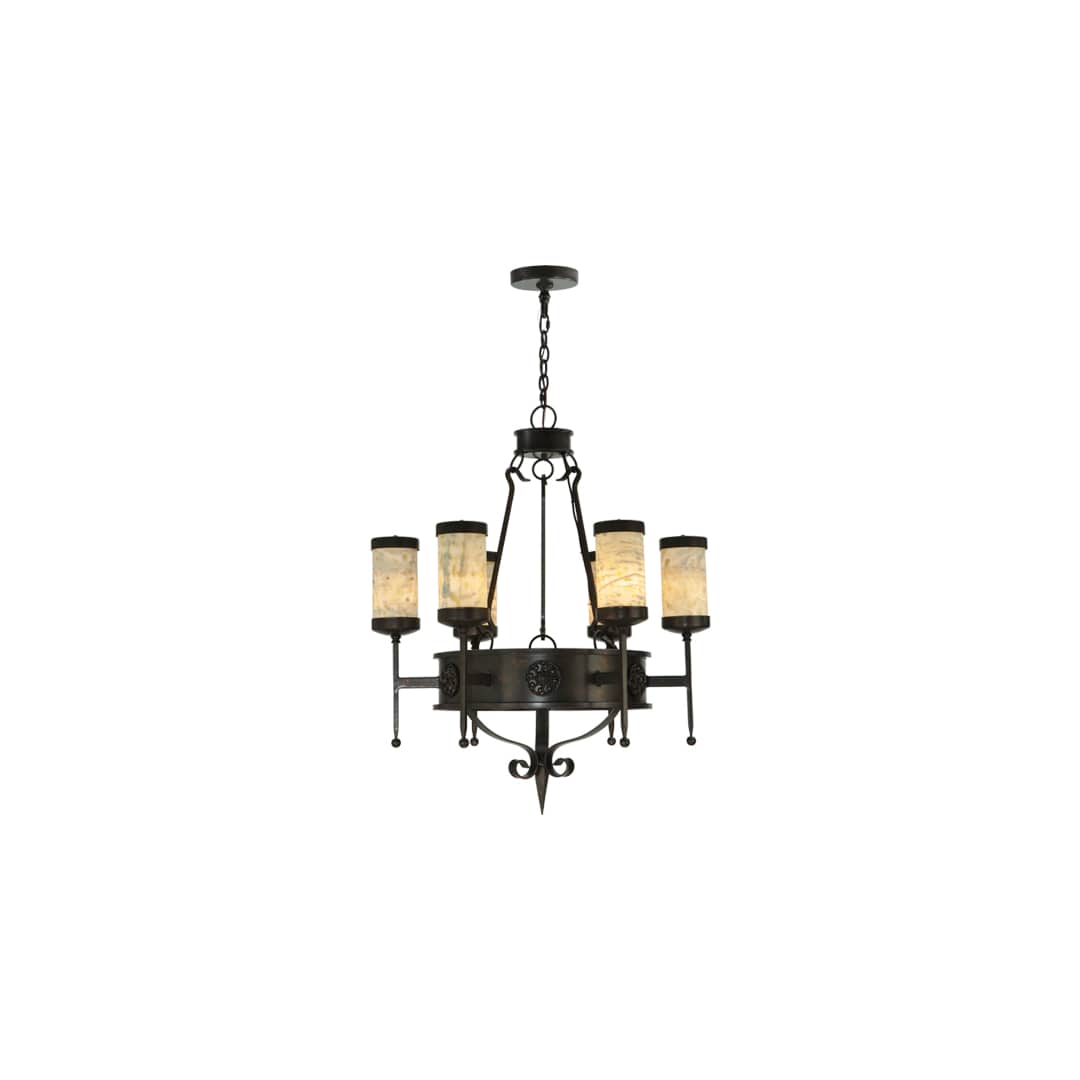 Lorenzo 6 Light 30" Wide Chandelier