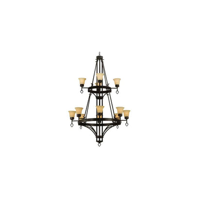 Savino 12 Light 46" Wide Chandelier