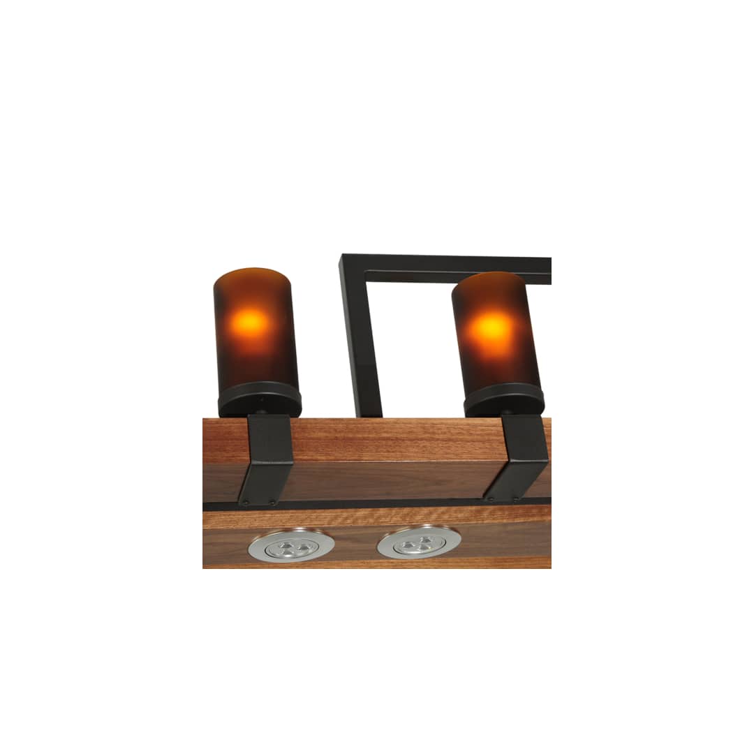 Grand Terrace 20 Light 72" Wide Wrought Iron Candle Style Chandelier