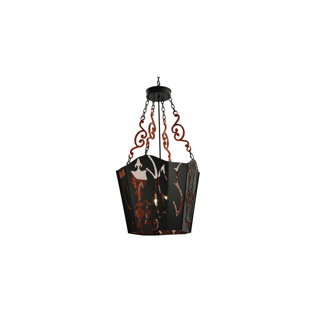 Panier Wasre 4 Light 26" Wide Taper Candle Pendant