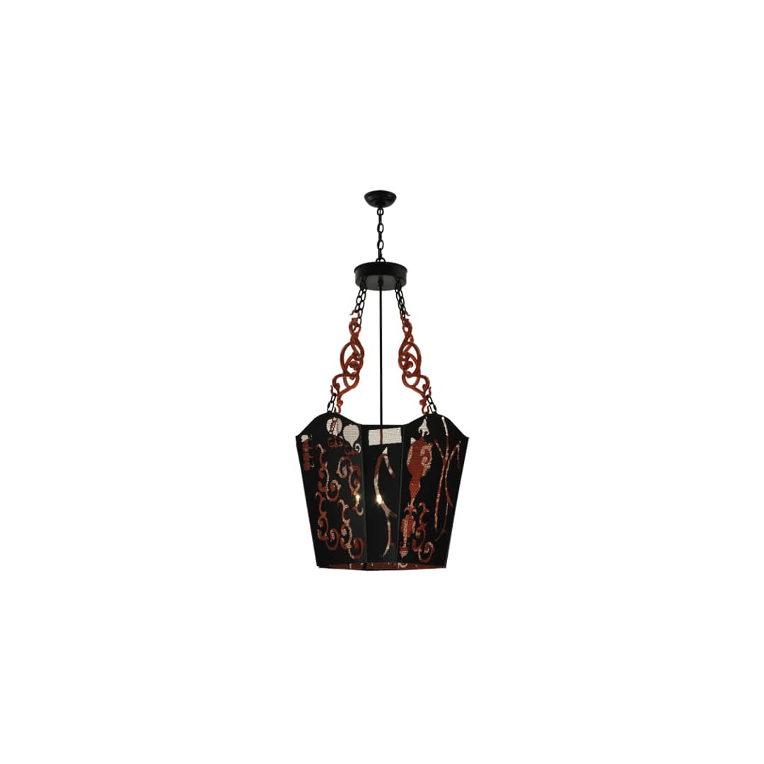 Panier Wasre 4 Light 26" Wide Taper Candle Pendant