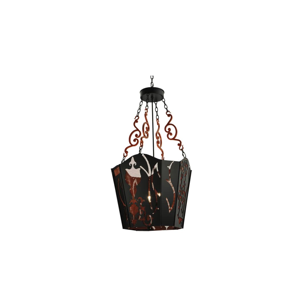 Panier Wasre 4 Light 26" Wide Taper Candle Pendant