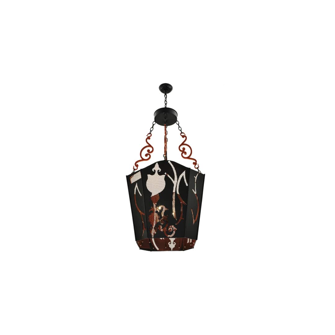 Panier Wasre 4 Light 26" Wide Taper Candle Pendant