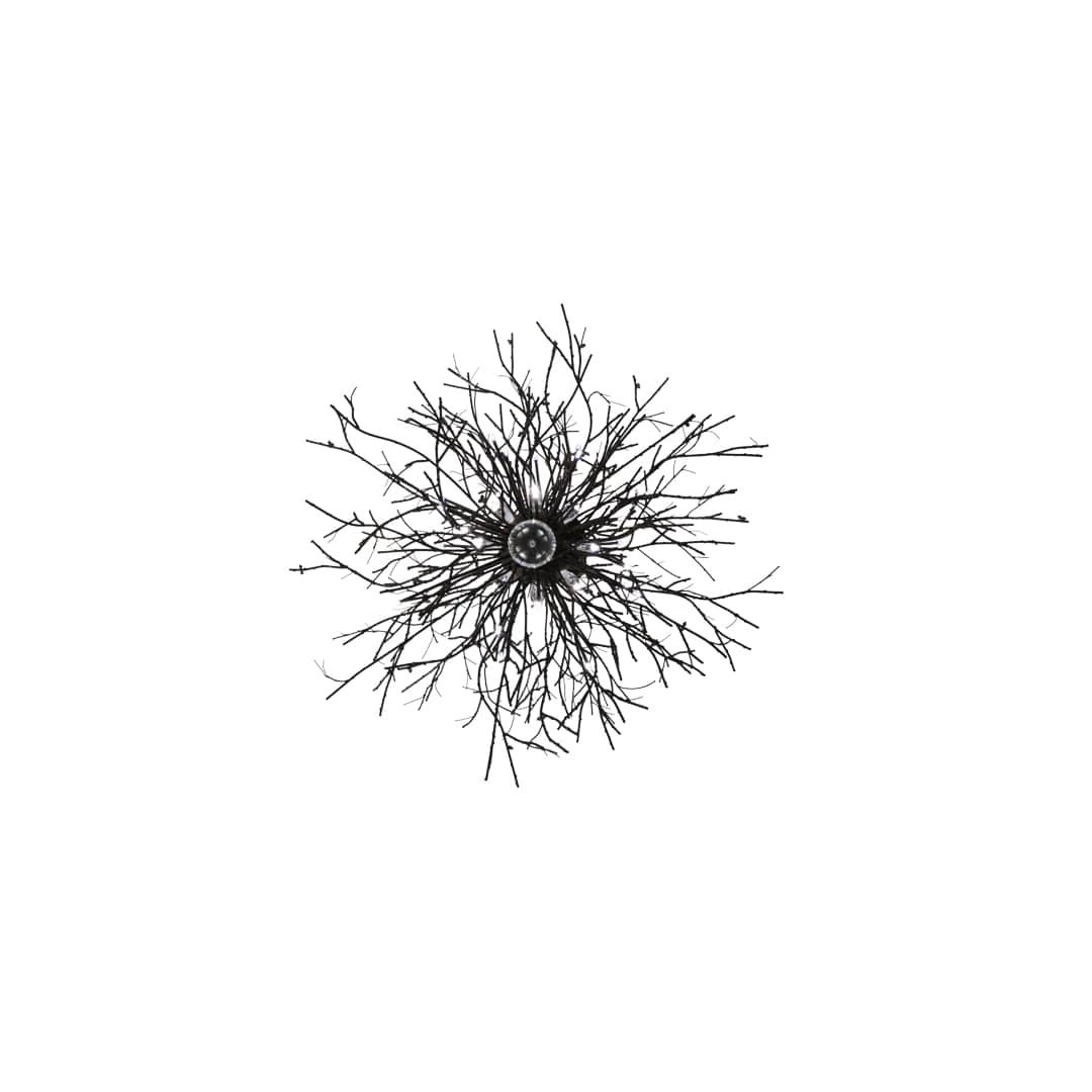 Pussy Willow 20 Light 36" Wide Abstract Pendant