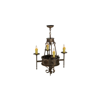 Lorenzo 4 Light 24" Wide Taper Candle Style Chandelier