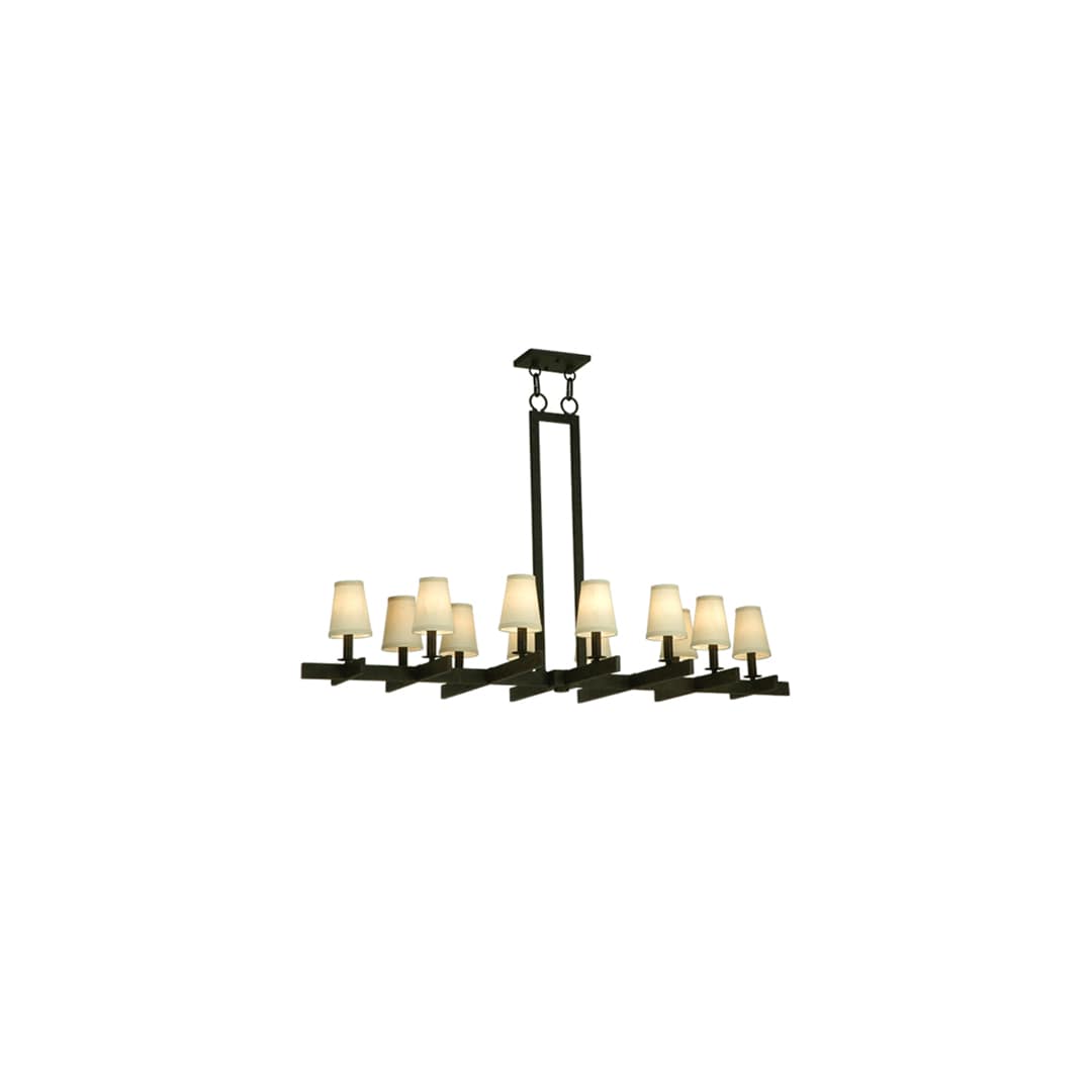 Dante 12 Light 54" Wide Linear Chandelier