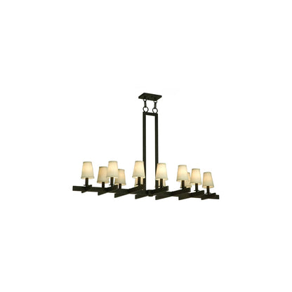 Dante 12 Light 54" Wide Linear Chandelier