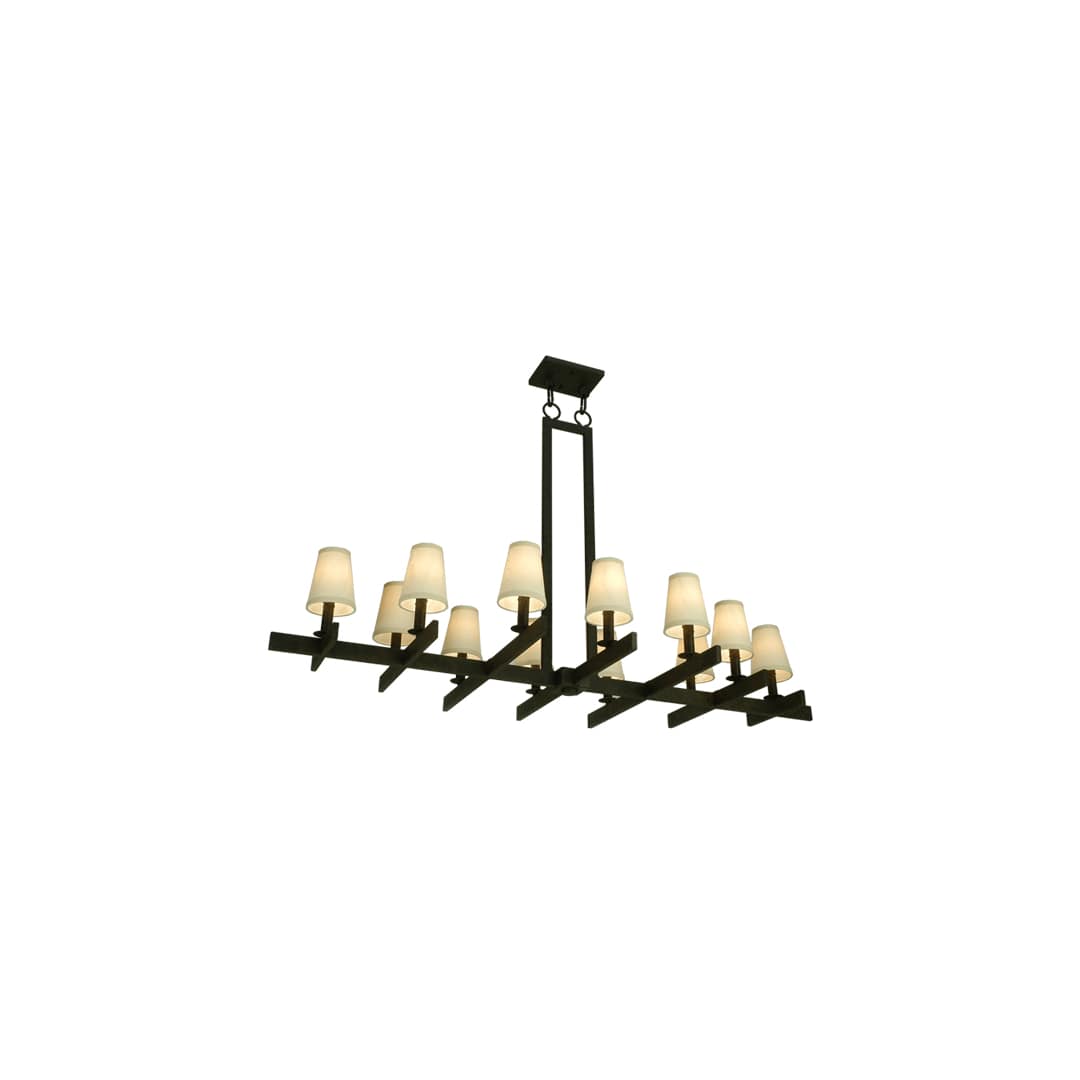 Dante 12 Light 54" Wide Linear Chandelier