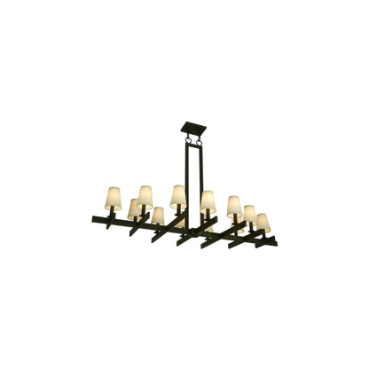 Dante 12 Light 54" Wide Linear Chandelier
