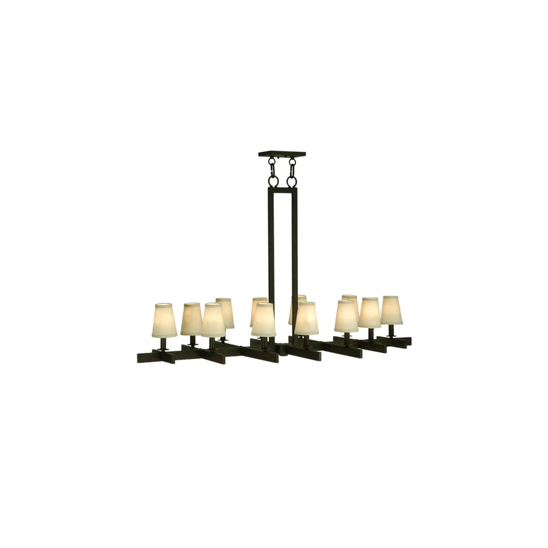 Dante 12 Light 54" Wide Linear Chandelier