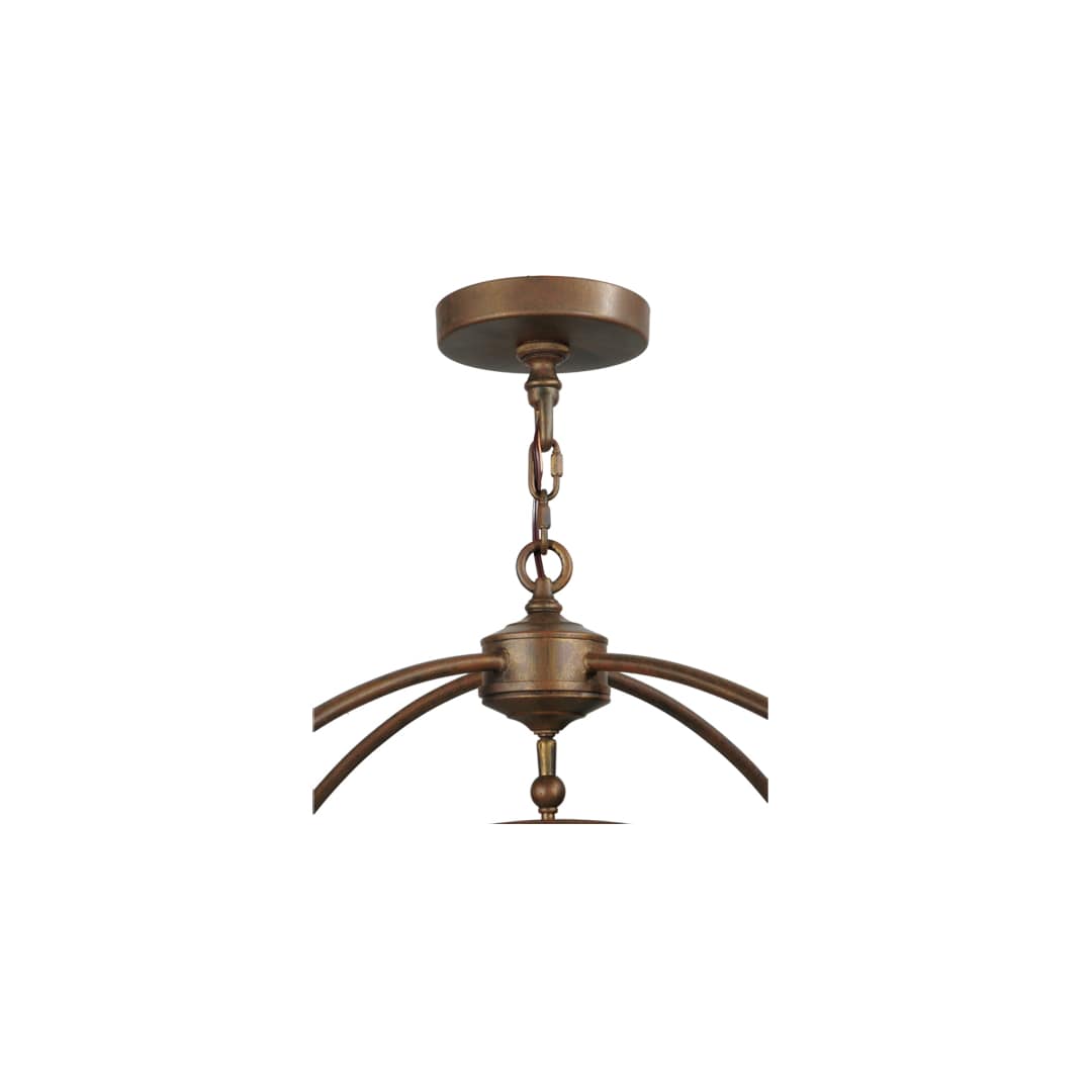 Perin 4 Light 35" Wide Taper Candle Pendant