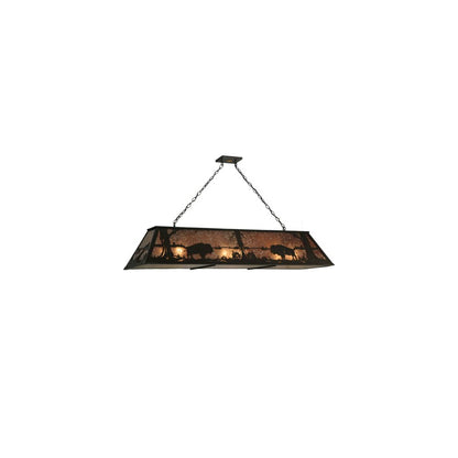 Buffalo at Lake 9 Light 17" Wide Linear Pendant