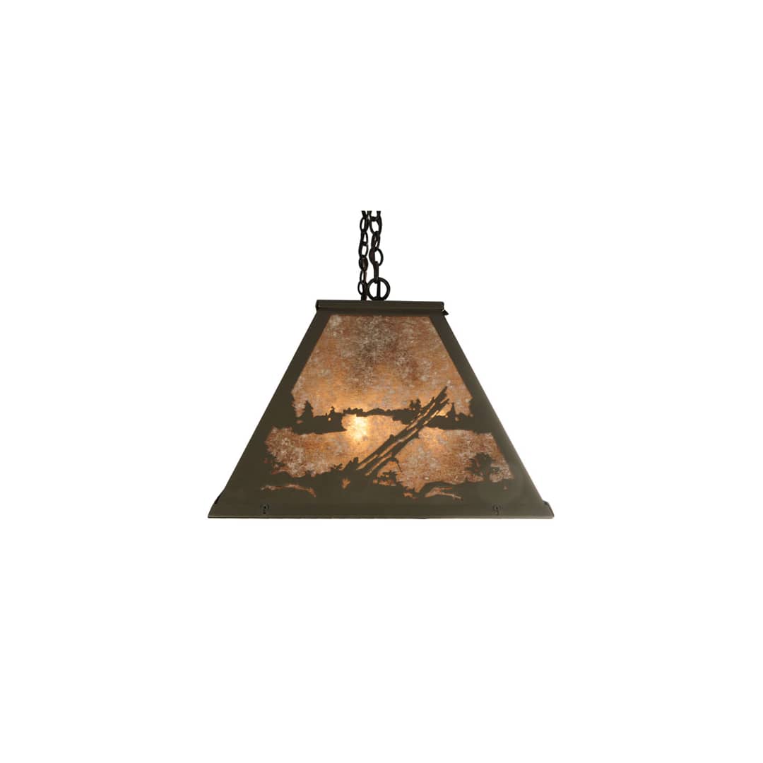 Buffalo at Lake 9 Light 17" Wide Linear Pendant