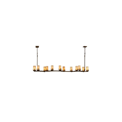 Cero 12 Light 96" Wide Pillar Candle Style Chandelier