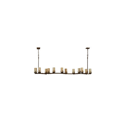 Cero 12 Light 96" Wide Pillar Candle Style Chandelier