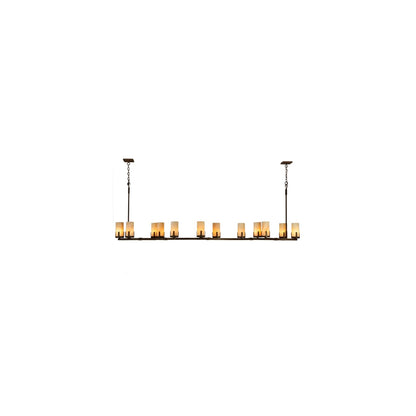 Cero 12 Light 96" Wide Pillar Candle Style Chandelier