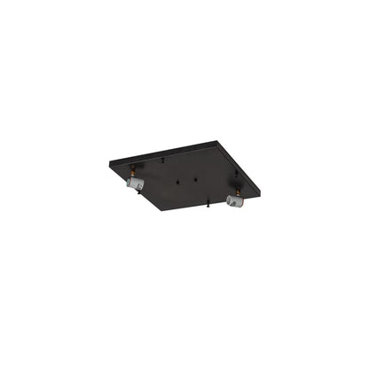 Deer Creek 2 Light 23" Wide Flush Mount Square Ceiling Fixture - Craftsman Brown Finish