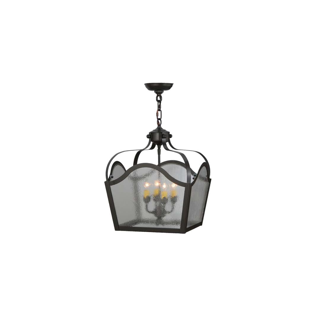 Terena 4 Light 22" Wide Taper Candle Pendant