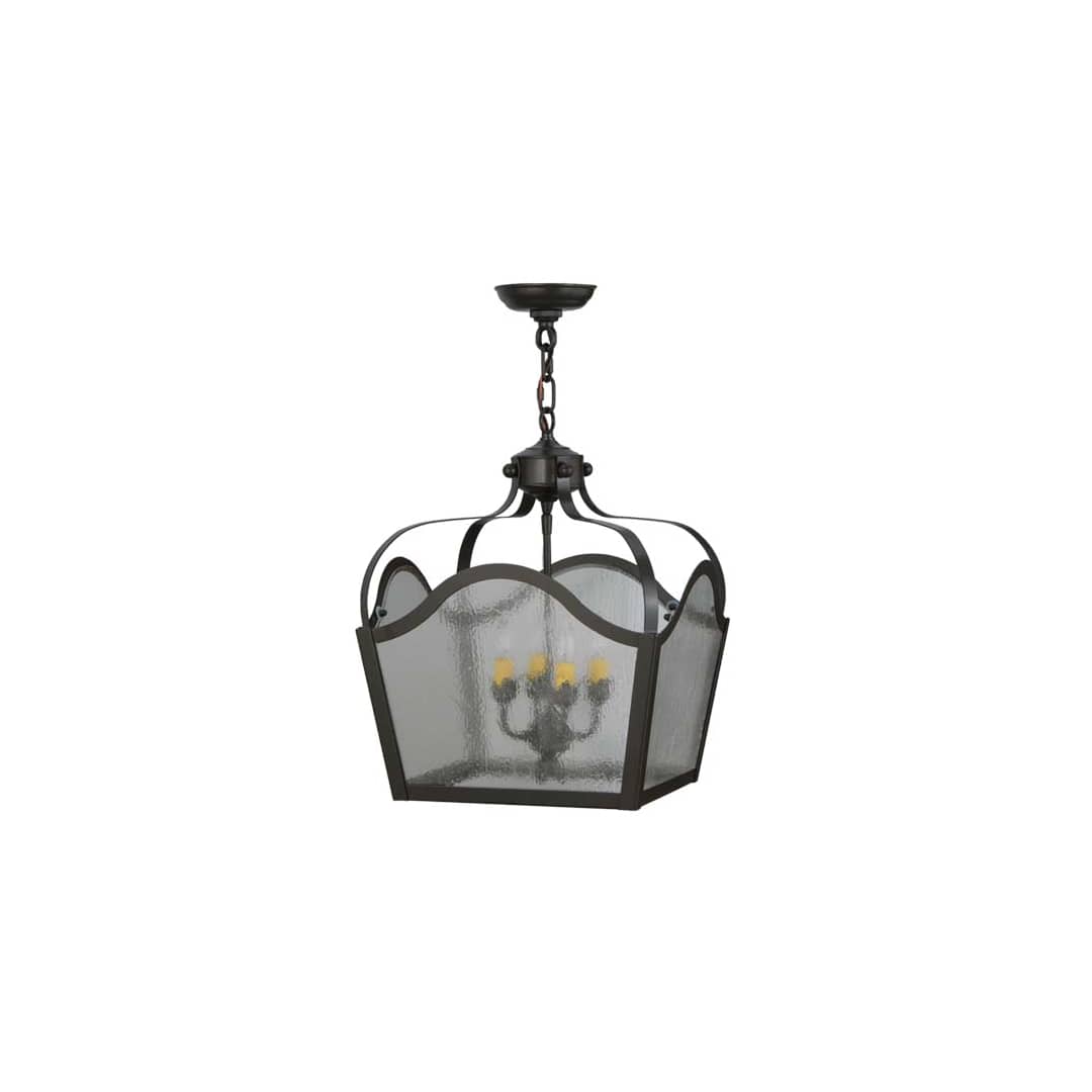Terena 4 Light 22" Wide Taper Candle Pendant