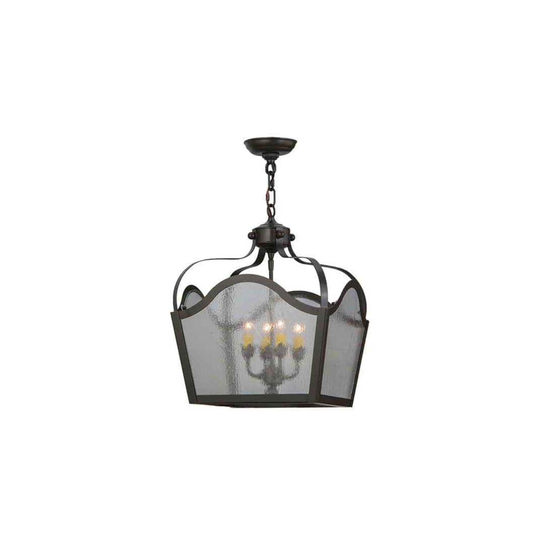 Terena 4 Light 22" Wide Taper Candle Pendant