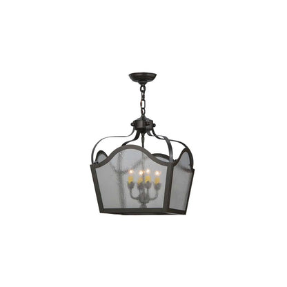 Terena 4 Light 22" Wide Taper Candle Pendant