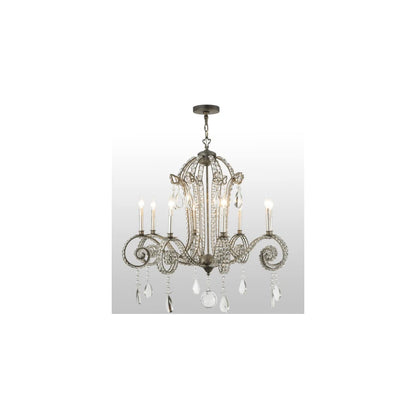 Lucerne 8 Light 40" Wide Crystal Candle Style Chandelier