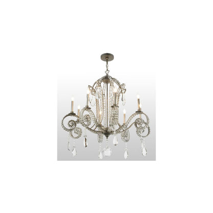 Lucerne 8 Light 40" Wide Crystal Candle Style Chandelier